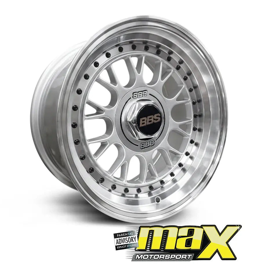 15 Inch Mag Wheel - MX1871-S BSS Wheel (4x100 PCD) Max Motorsport