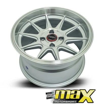 15 Inch Mag Wheel - MX2124 VSN Wheel (4x100 PCD) (Copy) Max Motorsport