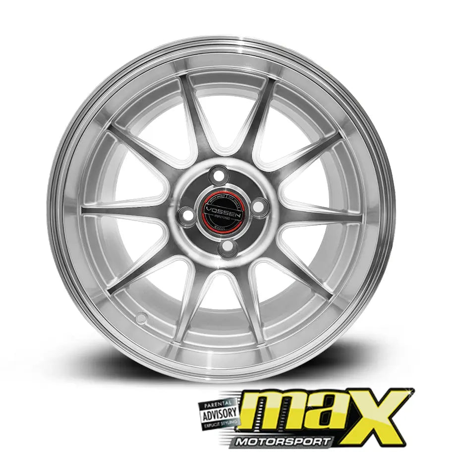 15 Inch Mag Wheel - MX2124 VSN Wheel (4x100 PCD) (Copy) Max Motorsport