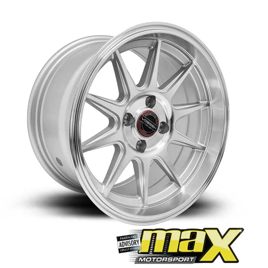 15 Inch Mag Wheel - MX2124 VSN Wheel (4x100 PCD) (Copy) Max Motorsport