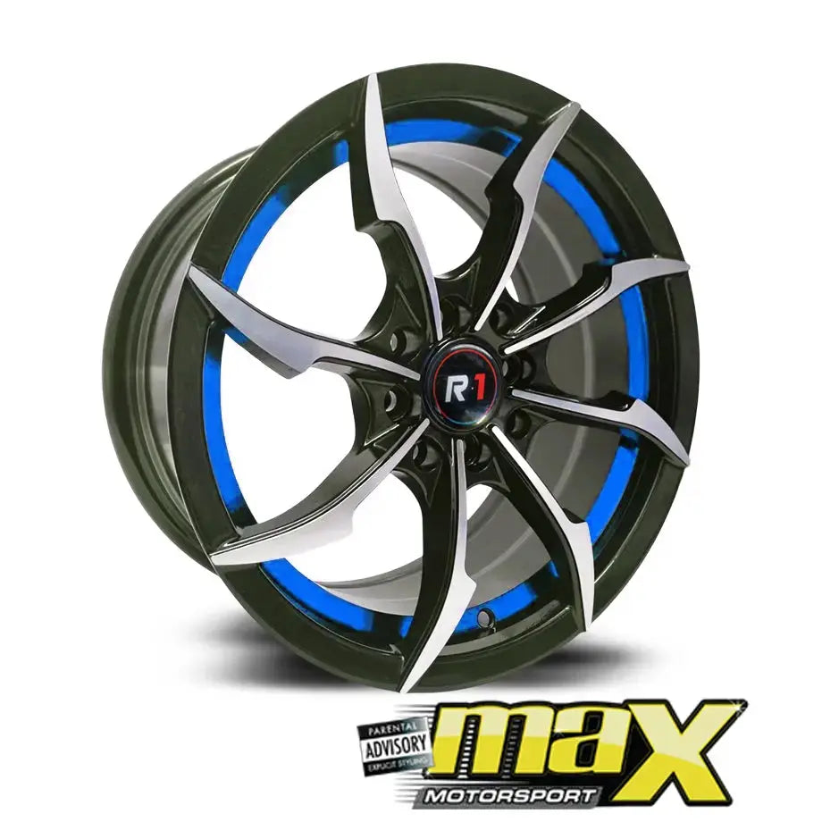 15 Inch Mag Wheel - MX243-BL Wheels (4x100/ 4x114.3 PCD) – Max Motorsport