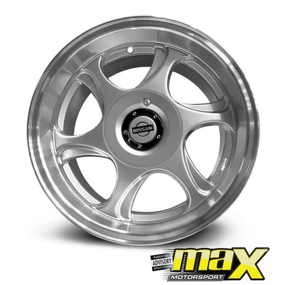 15 Inch Mag Wheel - MX2512-A15 Nissan STI Deep Dish Style Wheel - 4x100 / 5x100 PCD Max Motorsport
