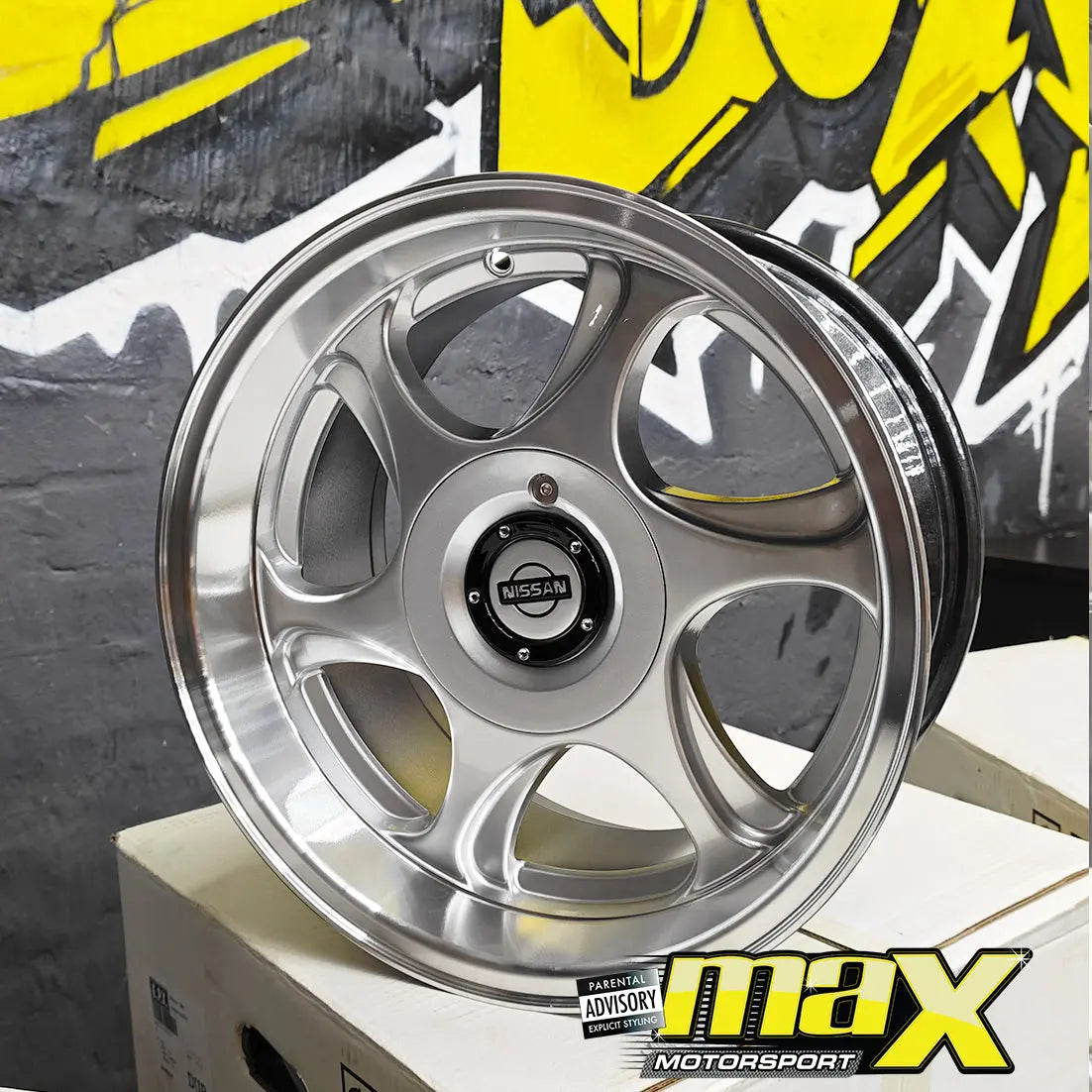 15 Inch Mag Wheel - MX2512-A15 Nissan STI Deep Dish Style Wheel - 4x100 / 5x100 PCD Max Motorsport