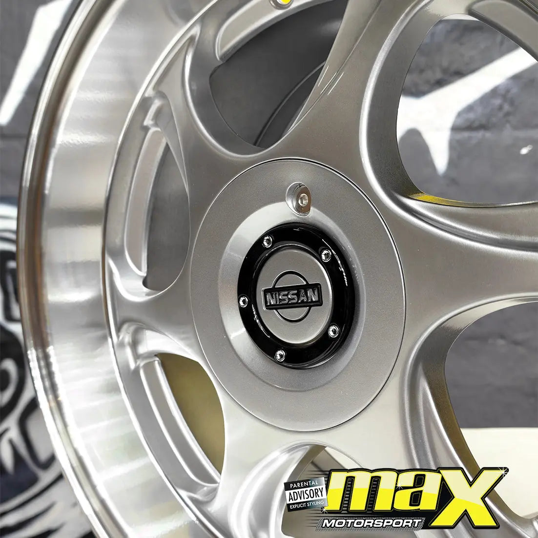15 Inch Mag Wheel - MX2512-A15 Nissan STI Deep Dish Style Wheel - 4x100 / 5x100 PCD Max Motorsport