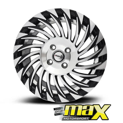 15 Inch Mag Wheel - MX415GM Twist Wheel (4x100 PCD) Max Motorsport