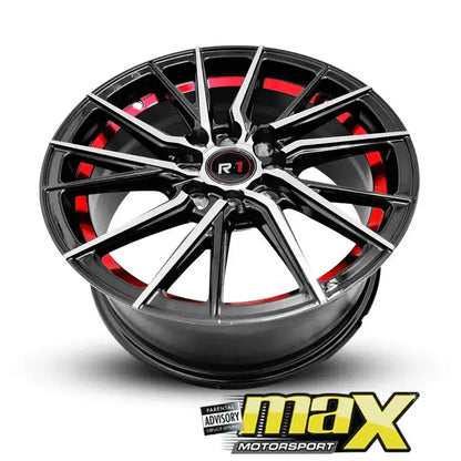 15 Inch Mag Wheel - MX452-BL Wheels (4x100/ 4x114.3 PCD) Max Motorsport