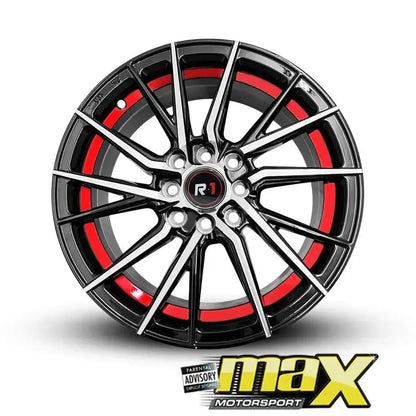 15 Inch Mag Wheel - MX452-BL Wheels (4x100/ 4x114.3 PCD) Max Motorsport