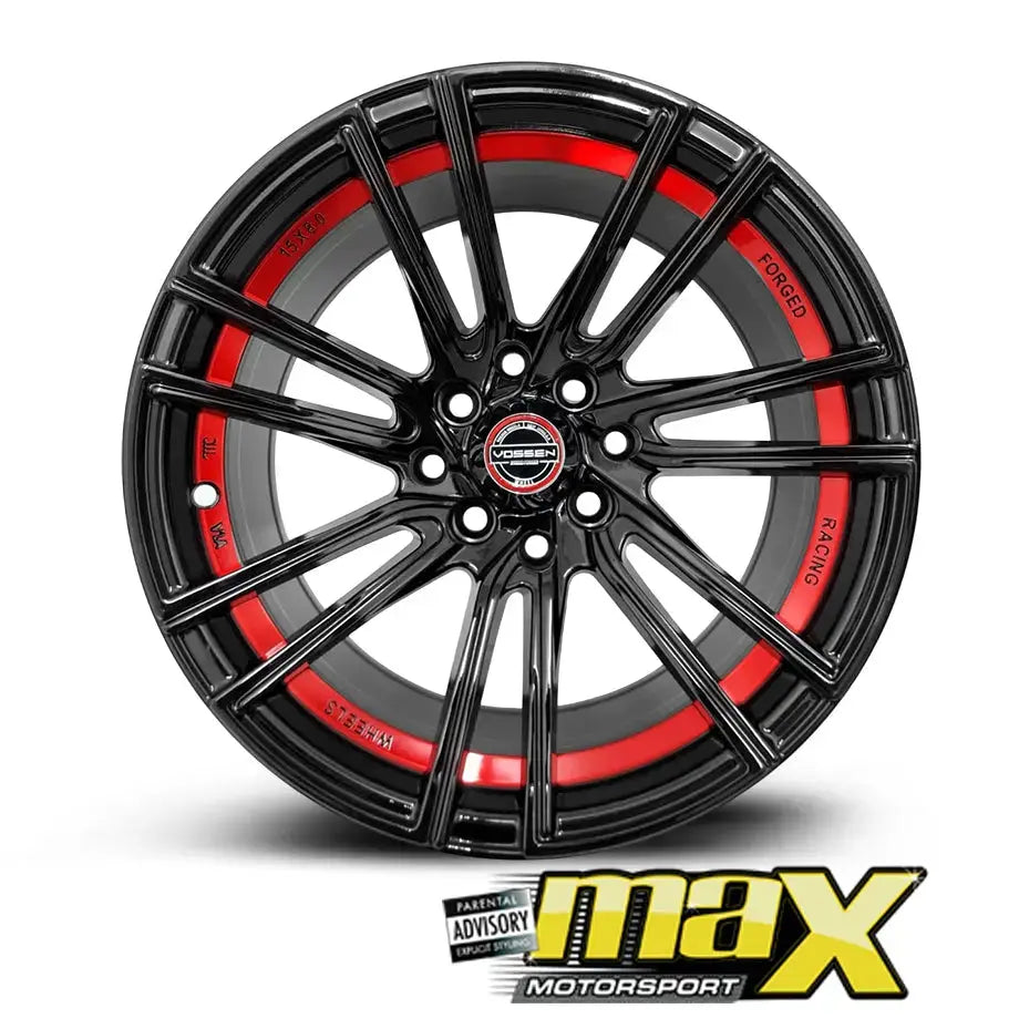 15 Inch Mag Wheel - MX452-SL Concave Wheels (4x100/ 4x114.3 PCD) Max Motorsport