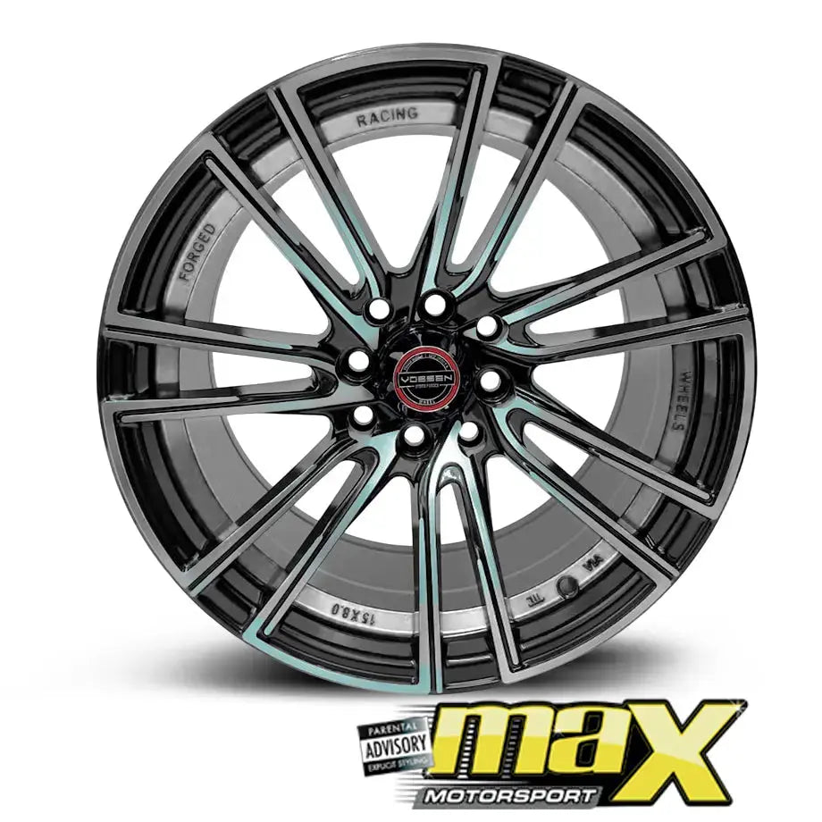 15 Inch Mag Wheel - MX452-SL Concave Wheels (5x100/ 5x114.3 PCD) Max Motorsport