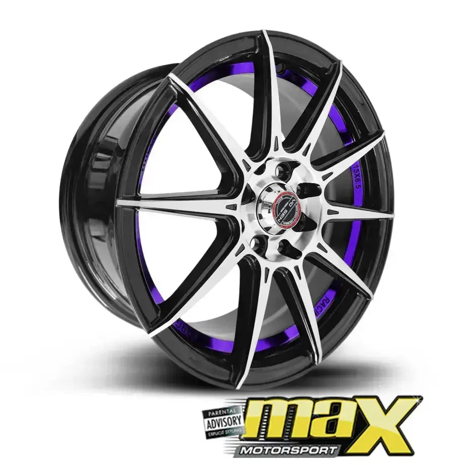 15 Inch Mag Wheel - MX50234-15 VSN Wheels (4x100/ 4x114.3 PCD) Max Motorsport