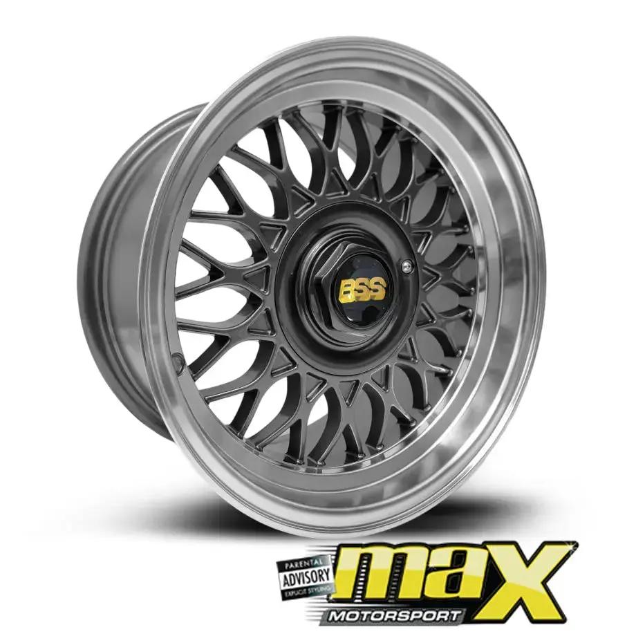 15 Inch Mag Wheel - MX5031 BSS Wheel - (5x100/ 5x114.3 PCD) Max Motorsport