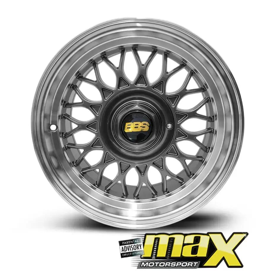 15 Inch Mag Wheel - MX5031 BSS Wheel - (5x100/ 5x114.3 PCD) Max Motorsport