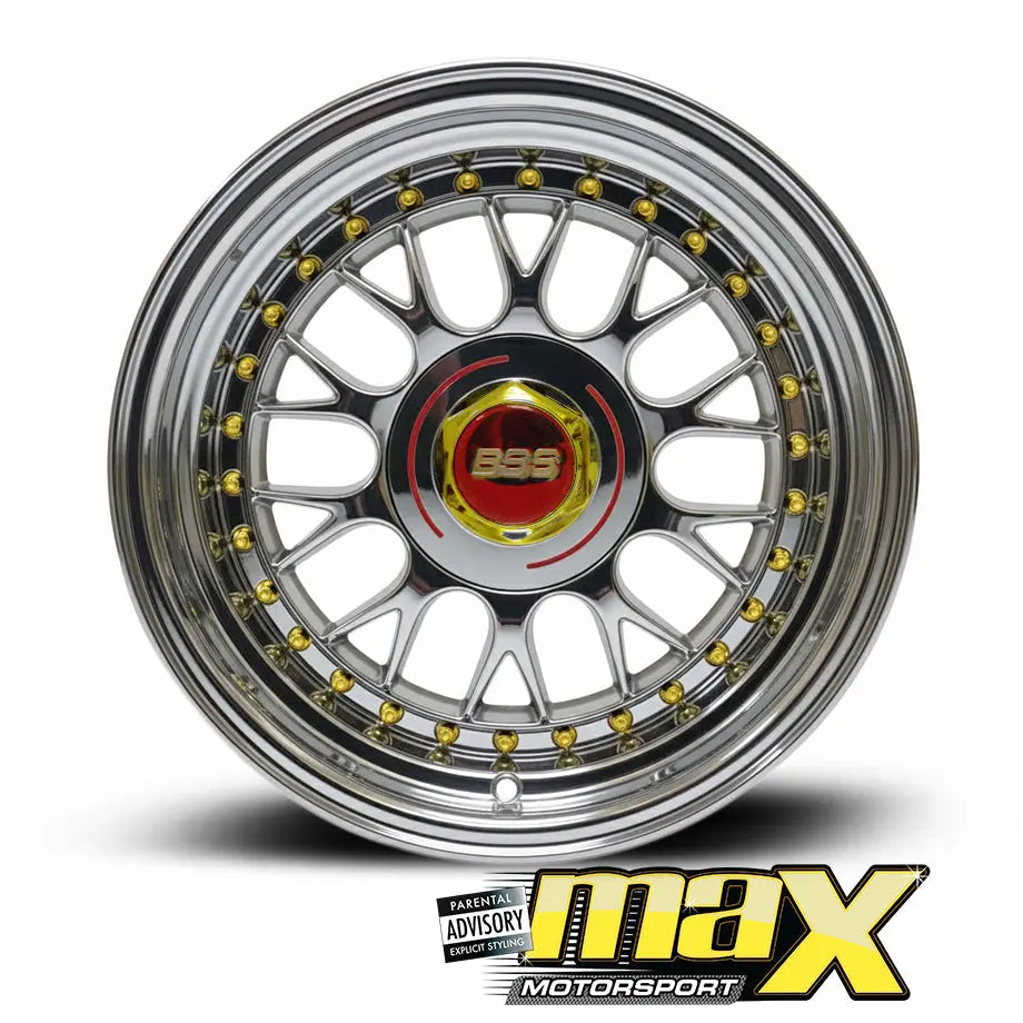 15 Inch Mag Wheel - MX5031-CHR Chrome Wheel - (5x100/ 5x114.3 PCD) Max Motorsport