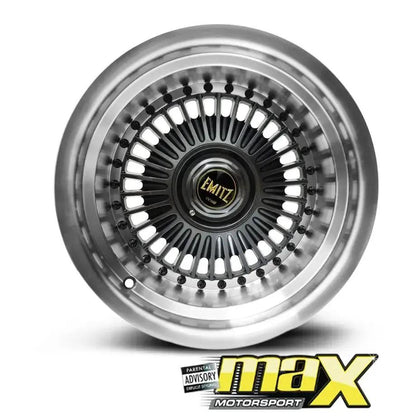 15 Inch Mag Wheel - MX5036-GMNW Emit Wheels Narrow & Wides - (4x100/ 5x100 PCD) Max Motorsport