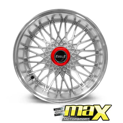 15 Inch Mag Wheel - MX5057-7-15 Eagle Wheel - 4x100 / 4x114.3 PCD Max Motorsport