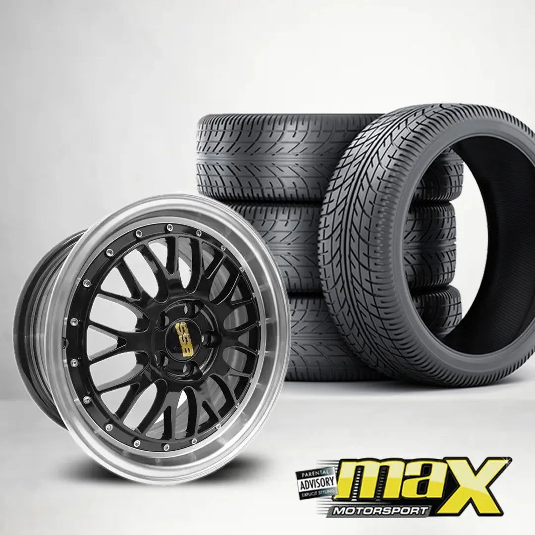 15 Inch Mag Wheel - MX506-5114 LM Style Wheel & Tyre Combo - 5x114.3 PCD Max Motorsport
