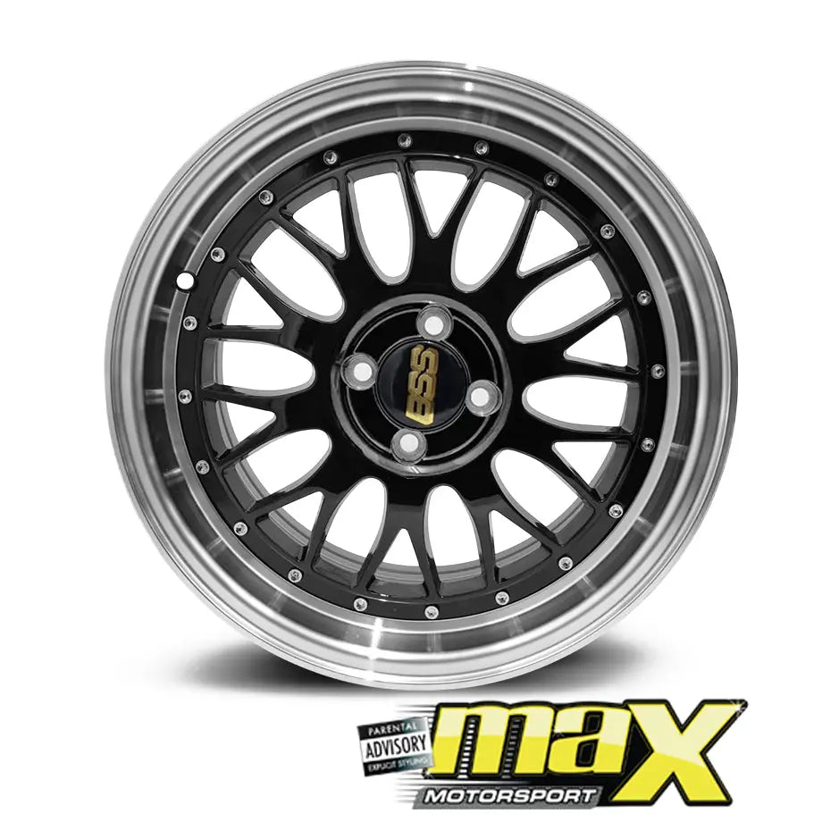 15 Inch Mag Wheel - MX506 BSS LM Style Wheel - 4x100 PCD – Max Motorsport