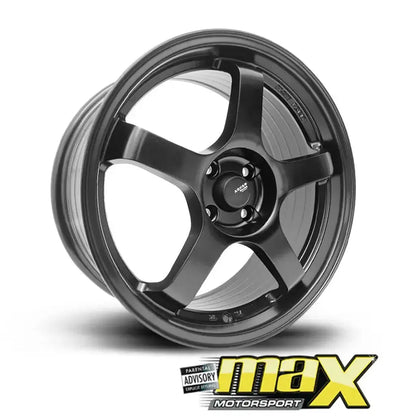15 Inch Mag Wheel - MX512-15MB Advan GT Racing Style Wheel - 4x100 PCD Max Motorsport