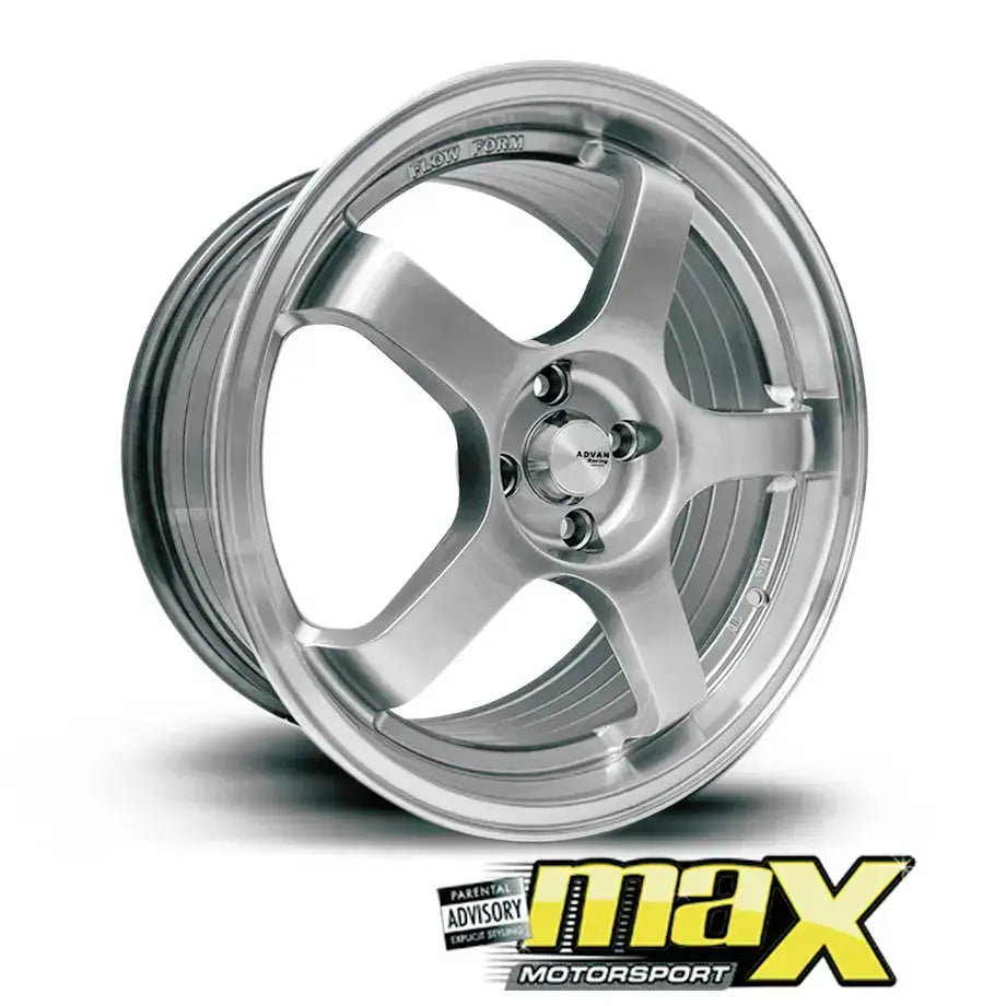 15 Inch Mag Wheel - MX512 Advan GT Racing Style Wheel - 4x100 PCD Max Motorsport