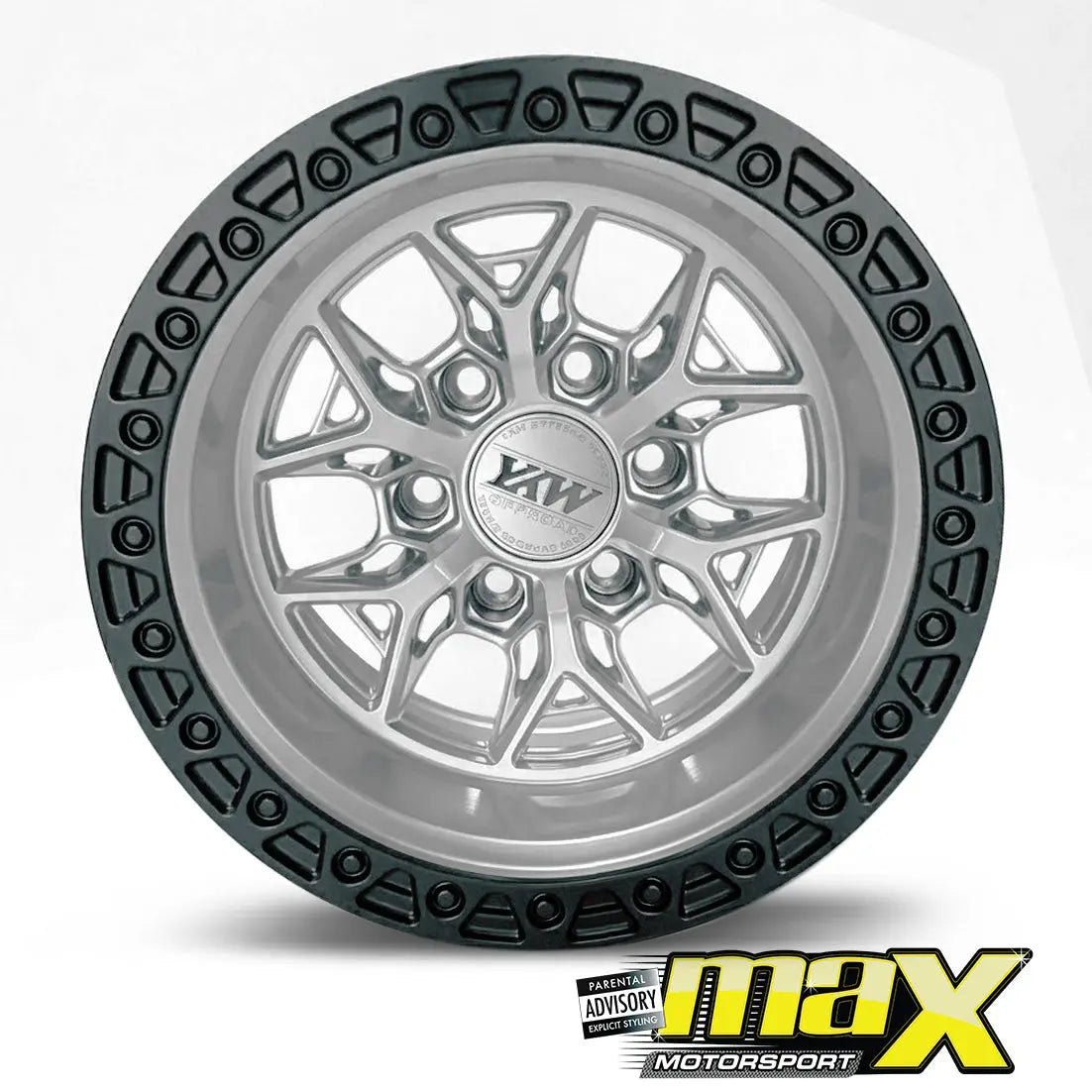 15 Inch Mag Wheel -  MX5514 - 10J Bakkie Wheels (6x139.7 PCD) Max Motorsport