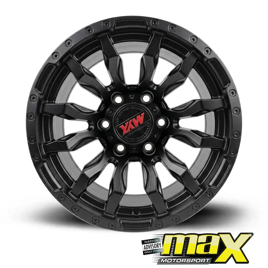 15 Inch Mag Wheel -  MX5610 - 10J Concave Bakkie Wheels (6x139.7 PCD) Max Motorsport