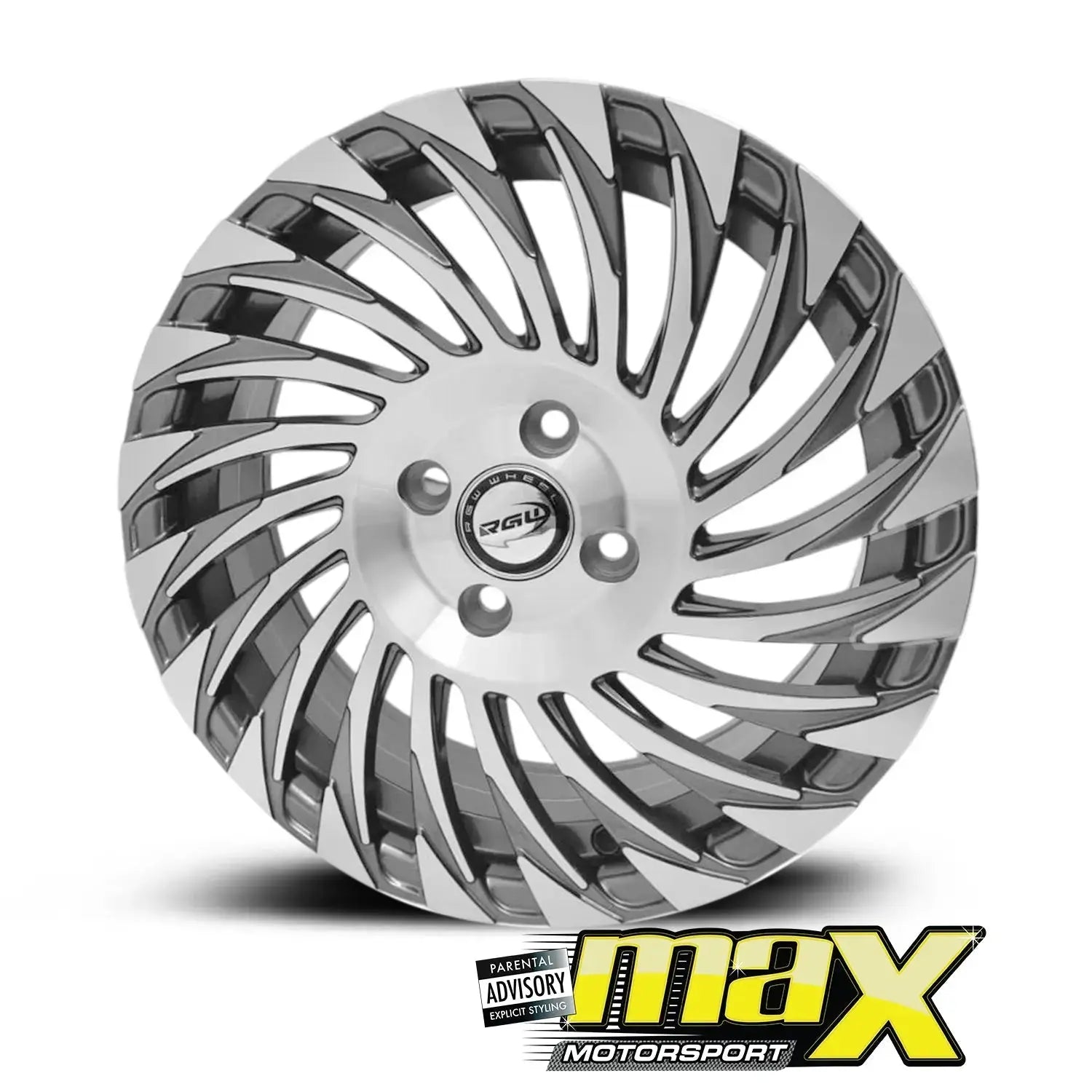 15 Inch Mag Wheel - MX5674-C15 Alpin Style Wheel (4x100 / 5x100 PCD) Max Motorsport