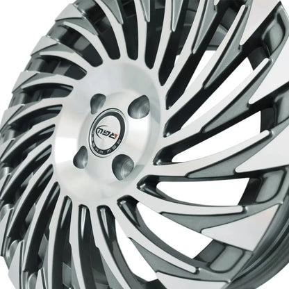 15 Inch Mag Wheel - MX5674-C15 Alpin Style Wheel (4x100 / 5x100 PCD) Max Motorsport