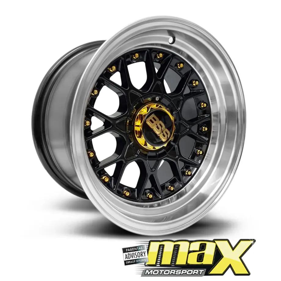 15 Inch Mag Wheel - MX5703-GBNW Wheels Narrow & Wides - (4x100/ 4x114.3 PCD) Max Motorsport