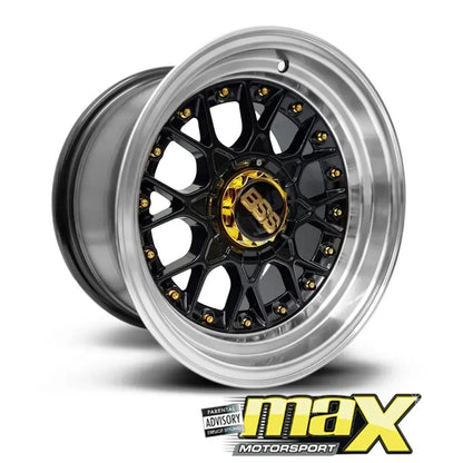 15 Inch Mag Wheel - MX5703-GBNW Wheels Narrow & Wides - (4x100/ 4x114.3 PCD) Max Motorsport