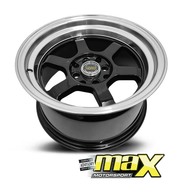 Dished Out Rims 15 Inch Mag Wheel - MX6022 V.olk Deep Dish Wheels - 4x100 / 4x114.3 PC ...