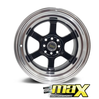 15 Inch Deep Rim 15 Inch Mag Wheel - MX6022 V.olk Deep Dish Wheels - 4x100 / 4x114.3 PC ...