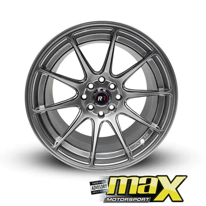 15 Inch Mag Wheel -  MX616 R1 Concave Wheel - (4x100/114.3 PCD) Max Motorsport