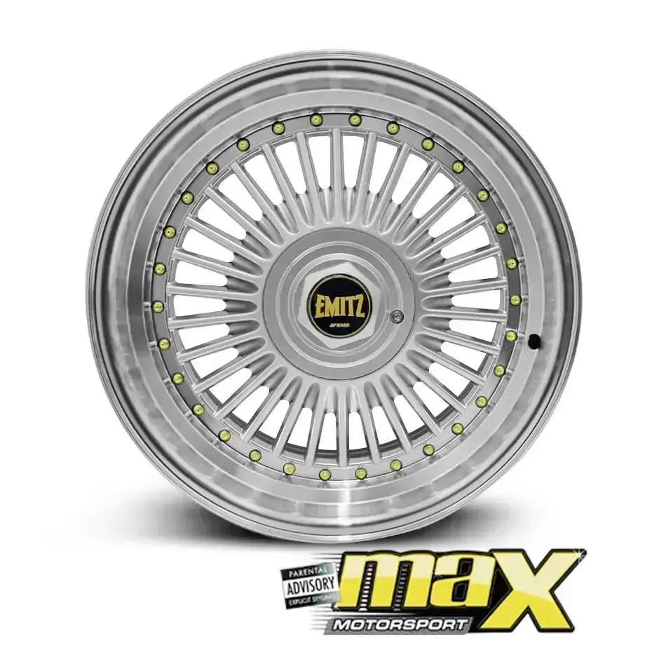 15 Inch Mag Wheel - MX6622 Emit Wheels Narrow & Wides - (4x100/ 5x100 PCD) Max Motorsport