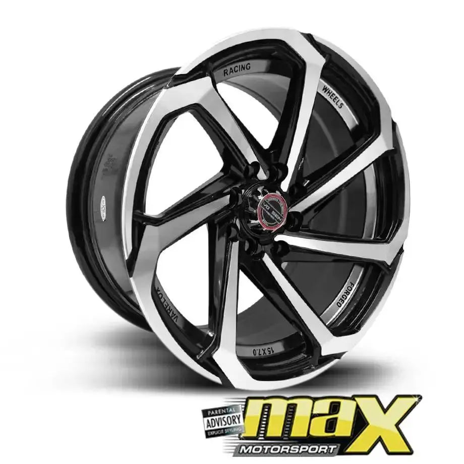 15 Inch Mag Wheel - MX697MB-UC VSN Concave Wheels (4x100/ 4x114.3 PCD) Max Motorsport