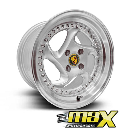 15 Inch Mag Wheel - MX7679 Posch Cup Style Wheel - (4x100 PCD) Max Motorsport