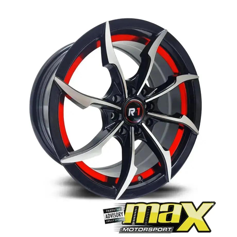15 Inch Mag Wheel - MX4024-RD Wheels (4x100/ 4x114.3 PCD) – Max Motorsport