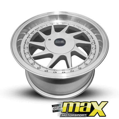 15 Inch Mag Wheel - MXF1210 Turbo Racing Style Wheel (4x100 / 108 PCD) Max Motorsport