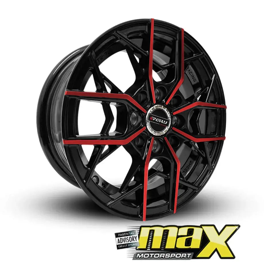 15 Inch Mag Wheel - MXW03 RGW Wheel - (4x100/114.3 PCD) Max Motorsport