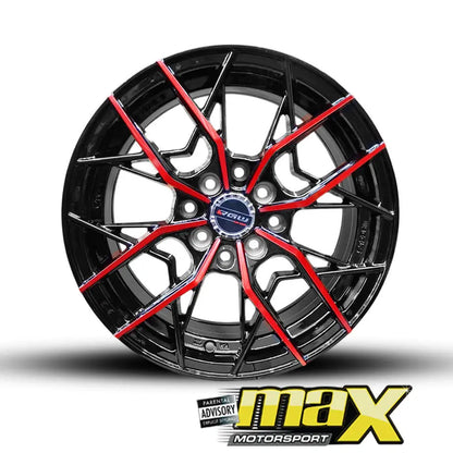 15 Inch Mag Wheel - MXW03 RGW Wheel - (4x100/114.3 PCD) Max Motorsport