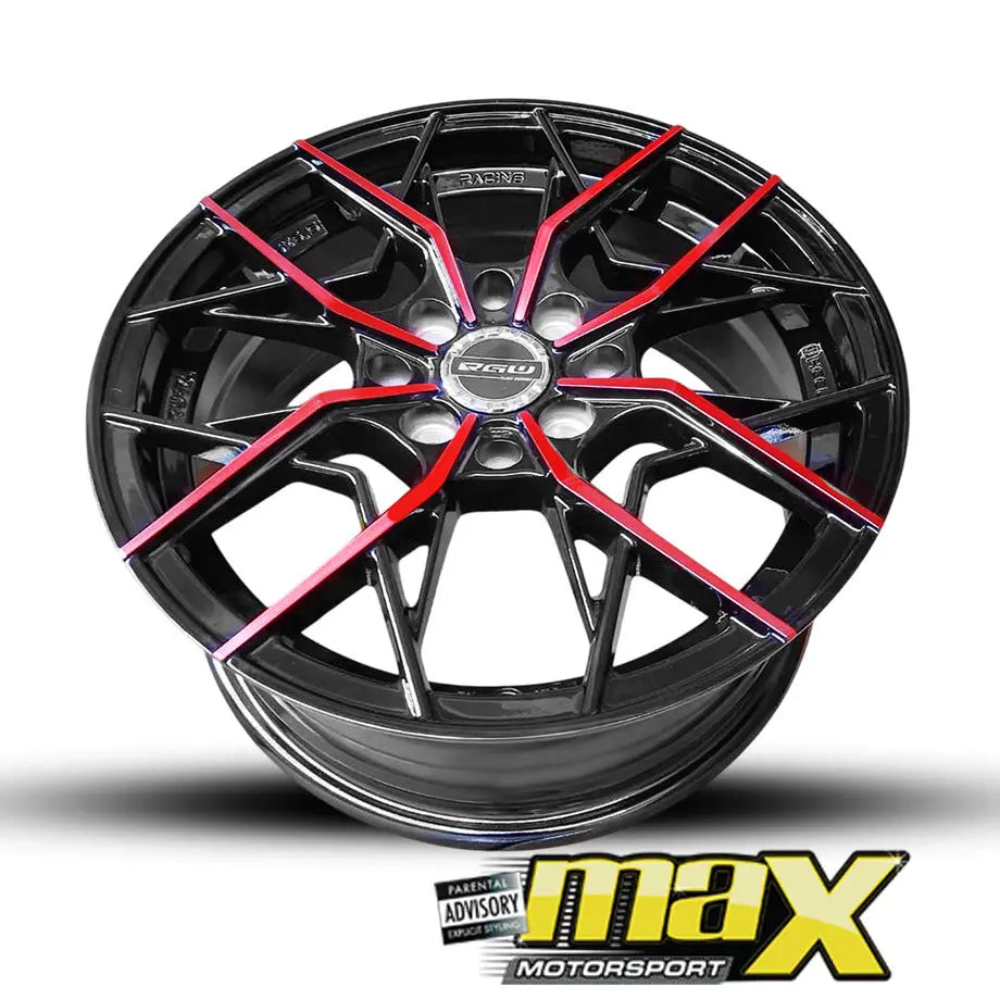 15 Inch Mag Wheel - MXW03 RGW Wheel - (4x100/114.3 PCD) Max Motorsport