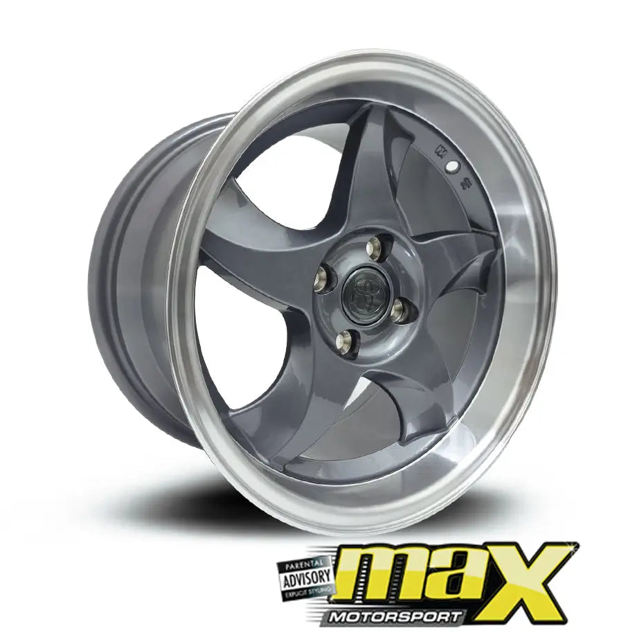 15 Inch Mag Wheel – MX5056 Toyota RXI Blade Deep Dish Wheel - 4x100 PCD Max Motorsport