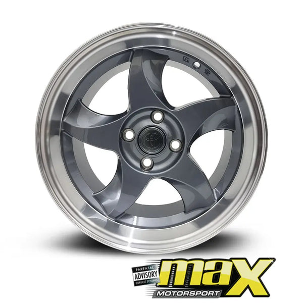 Silver Rxi 15 Inch Mag Wheel โ MX5056 Toyota RXI Blade Deep Dish Wheel - 4x100 PC ...