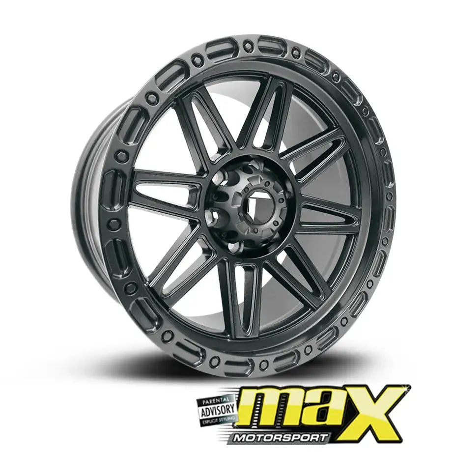16 Inch Mag Wheel - MX021-16MB Bakkie Wheels (6x139.7 PCD) Max Motorsport