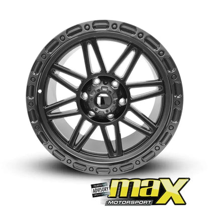 16 Inch Mag Wheel - MX021-16MB Bakkie Wheels (6x139.7 PCD) Max Motorsport