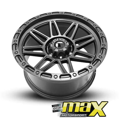 16 Inch Mag Wheel - MX021-16MB Bakkie Wheels (6x139.7 PCD) Max Motorsport