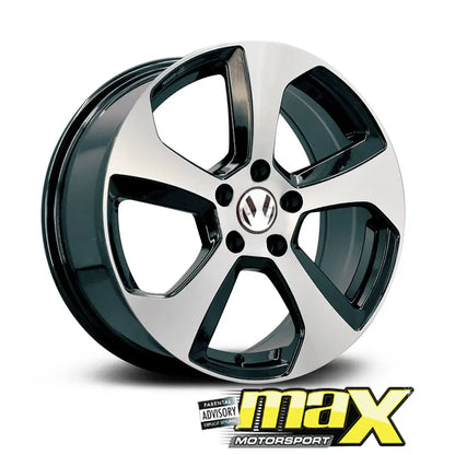 16 Inch Mag Wheel -  MX4341 Golf 7 GTI Style Wheel - 5x100 PCD Max Motorsport