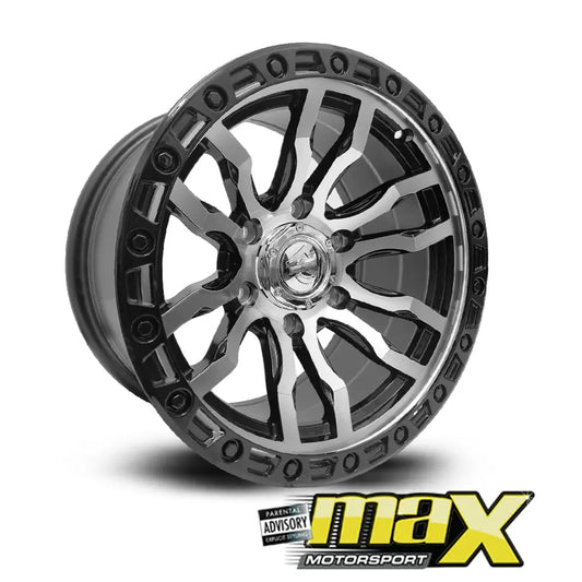 16 Inch Mag Wheel -  MX447 Bakkie Wheel - (6x139.7 PCD) Monsterims Off Road