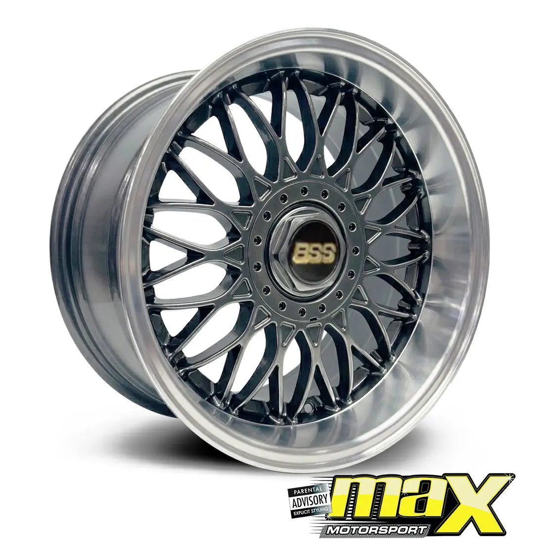 16 Inch Mag Wheel - MX6032-12HB VR6 Style Wheel - 4x100 / 4x108 PCD Max Motorsport