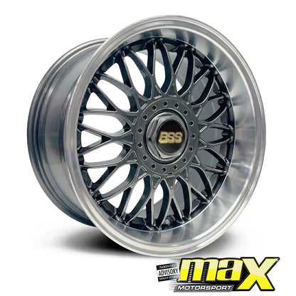16 Inch Mag Wheel - MX6032-12HB VR6 Style Wheel - 4x100 / 4x108 PCD Max Motorsport