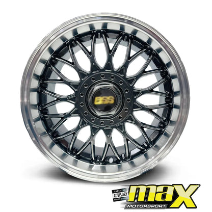 16 Inch Mag Wheel - MX6032-12HB VR6 Style Wheel - 4x100 / 4x108 PCD Max Motorsport